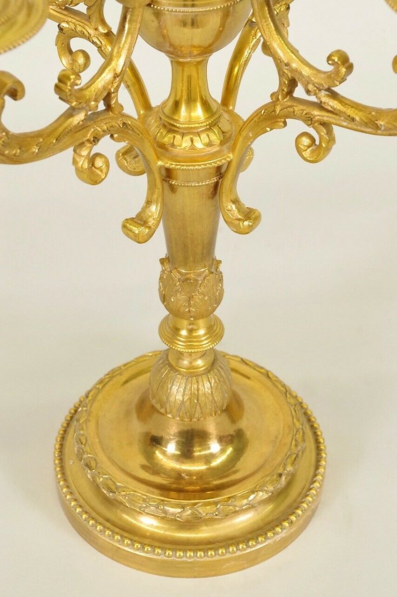 Pair Of Candelabra Louis XVI Style-photo-1