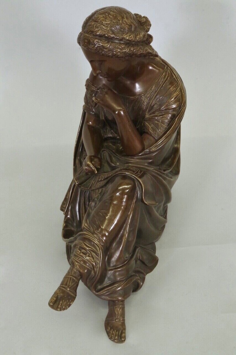 Auguste Moreau - Femme à l'antique d'après James Pradier-photo-4