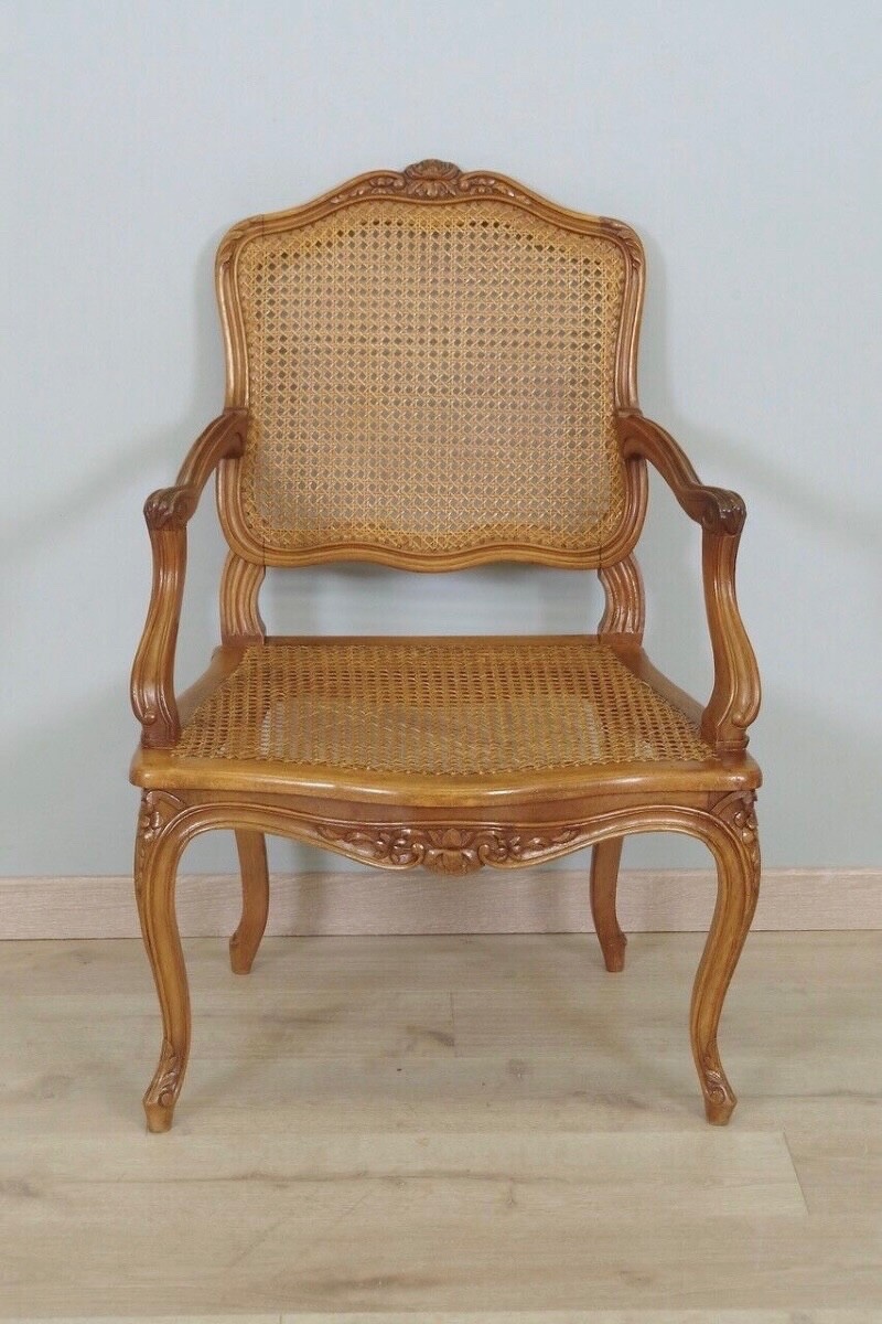 Pair Of Louis XV Style Armchairs-photo-2