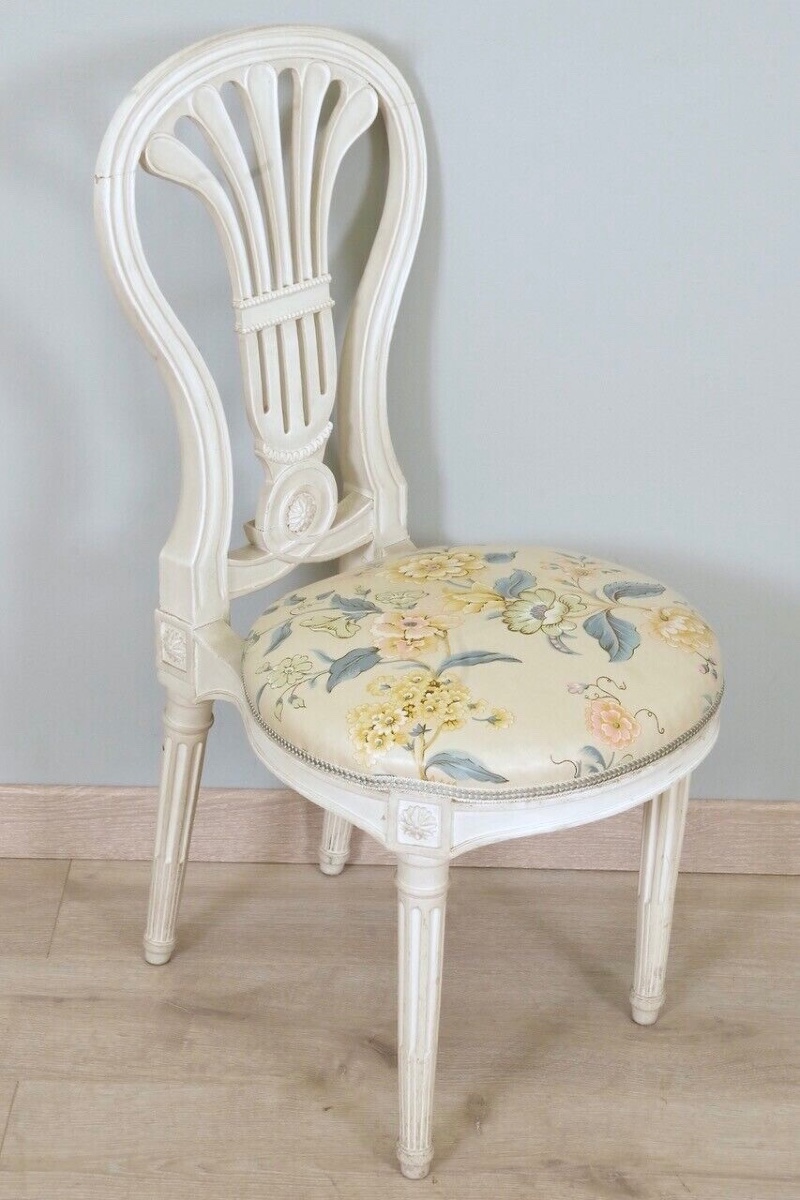 Pair Of Louis XVI Style Chairs-photo-1