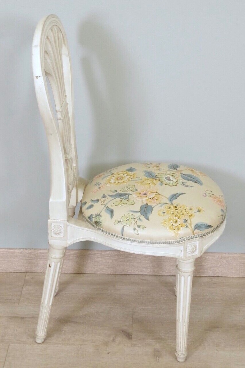 Pair Of Louis XVI Style Chairs-photo-4