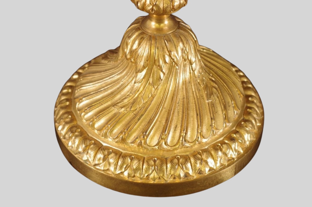 Paire de bougeoirs style Louis XVI-photo-5