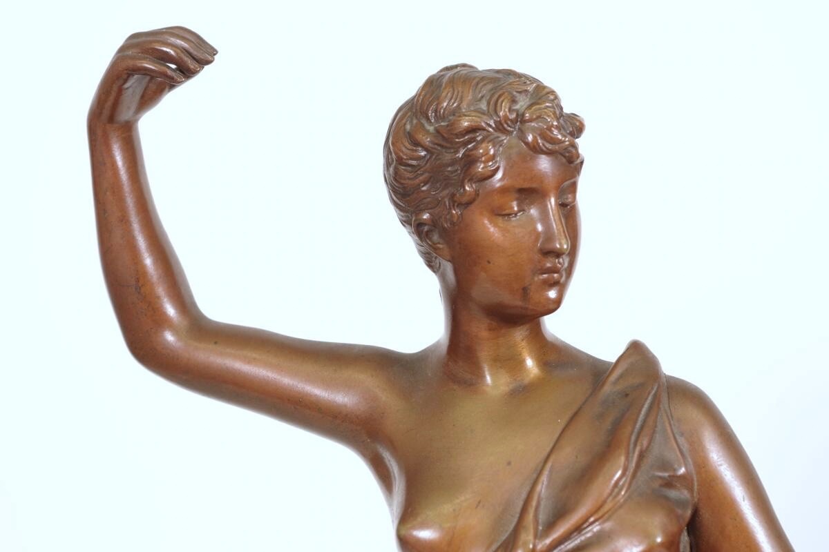 H.L Levasseur - bronze de Diane chasseresse-photo-2