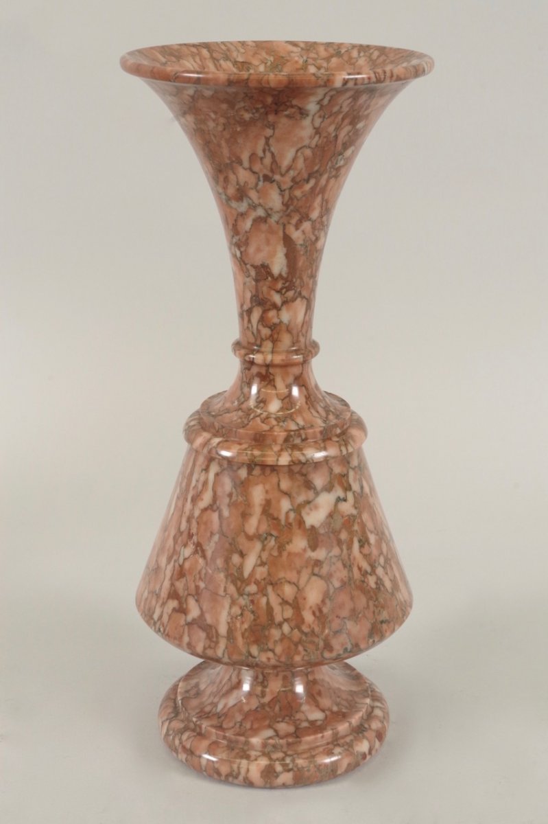 Paire De Vases En Marbre-photo-3