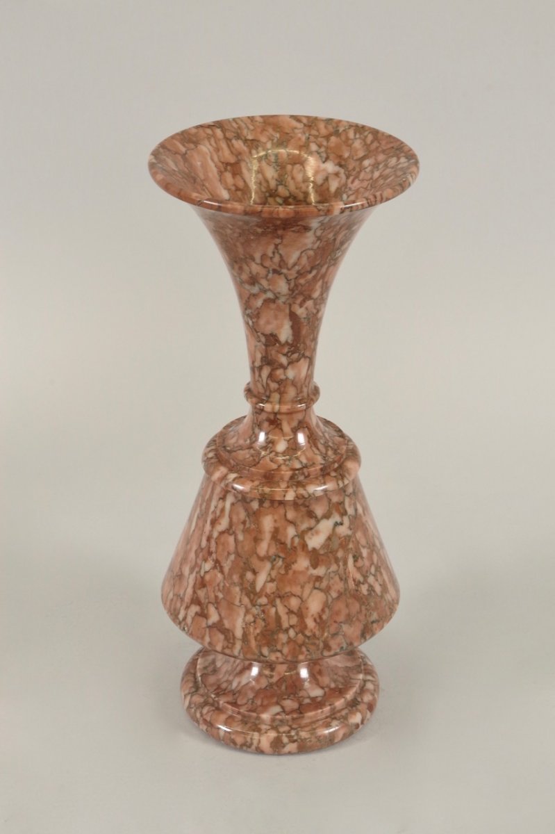 Paire De Vases En Marbre-photo-4