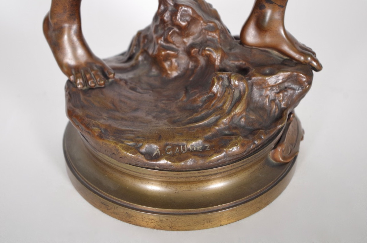 Bronze "Abordage" par A.GAUDEZ-photo-2