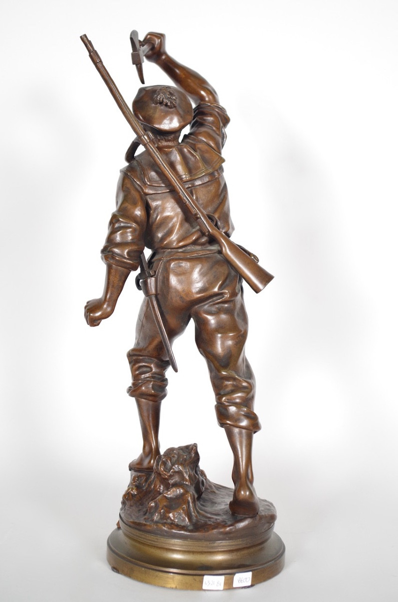 Bronze "Abordage" par A.GAUDEZ-photo-5