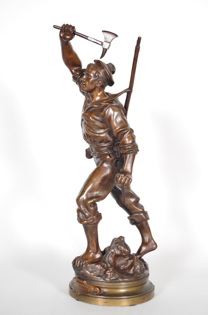 Bronze "Abordage" par A.GAUDEZ-photo-7