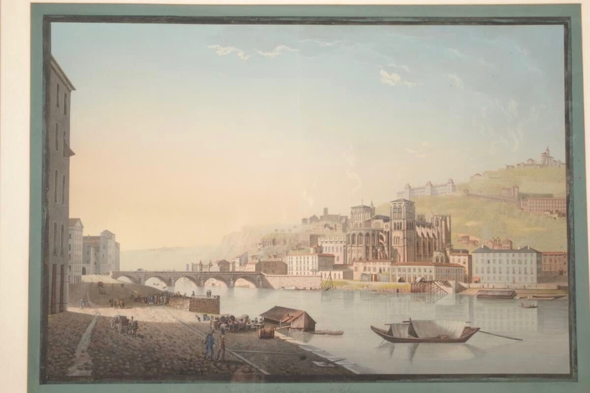 View Of Lyon By Johann Ludwig Bleuler-photo-4