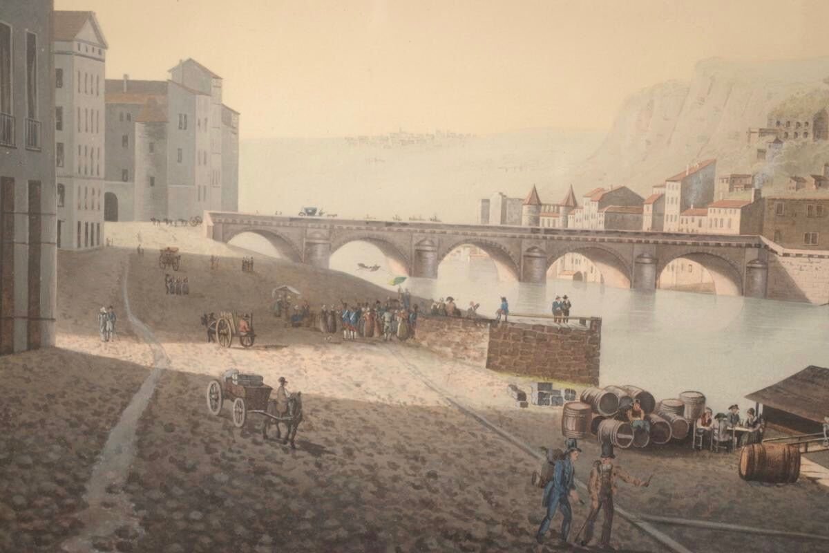 View Of Lyon By Johann Ludwig Bleuler-photo-2