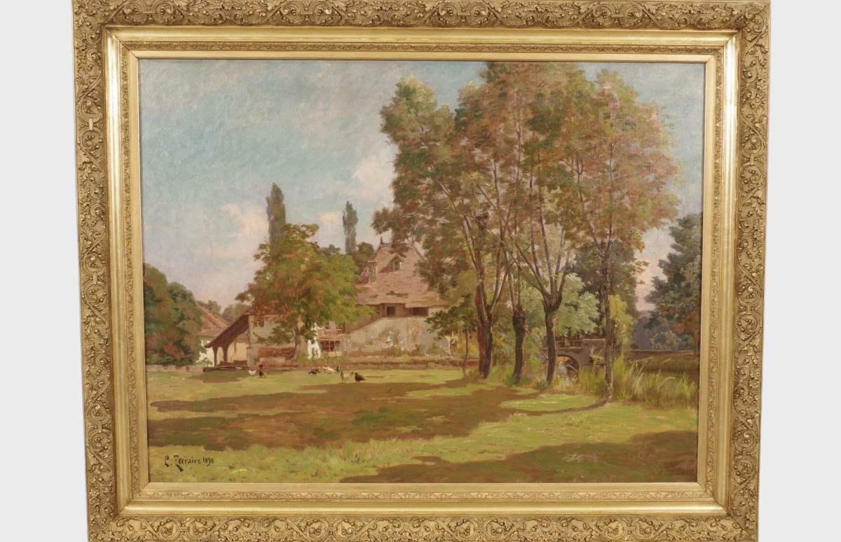 Clovis Terraire - Les abords de La ferme