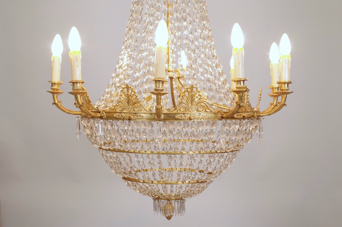 Large Empire Period Chandelier-photo-2