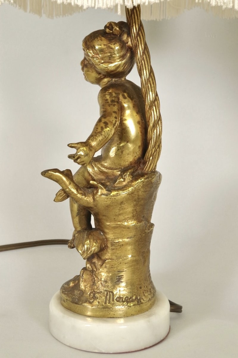 Hippolyte François MOREAU -Paire de lampes Napoléon III-photo-5