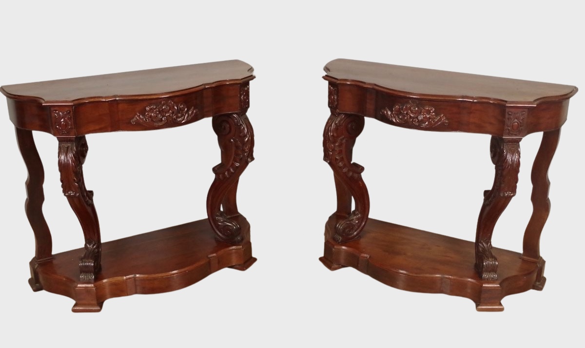 Pair Of Napoleon III Consoles