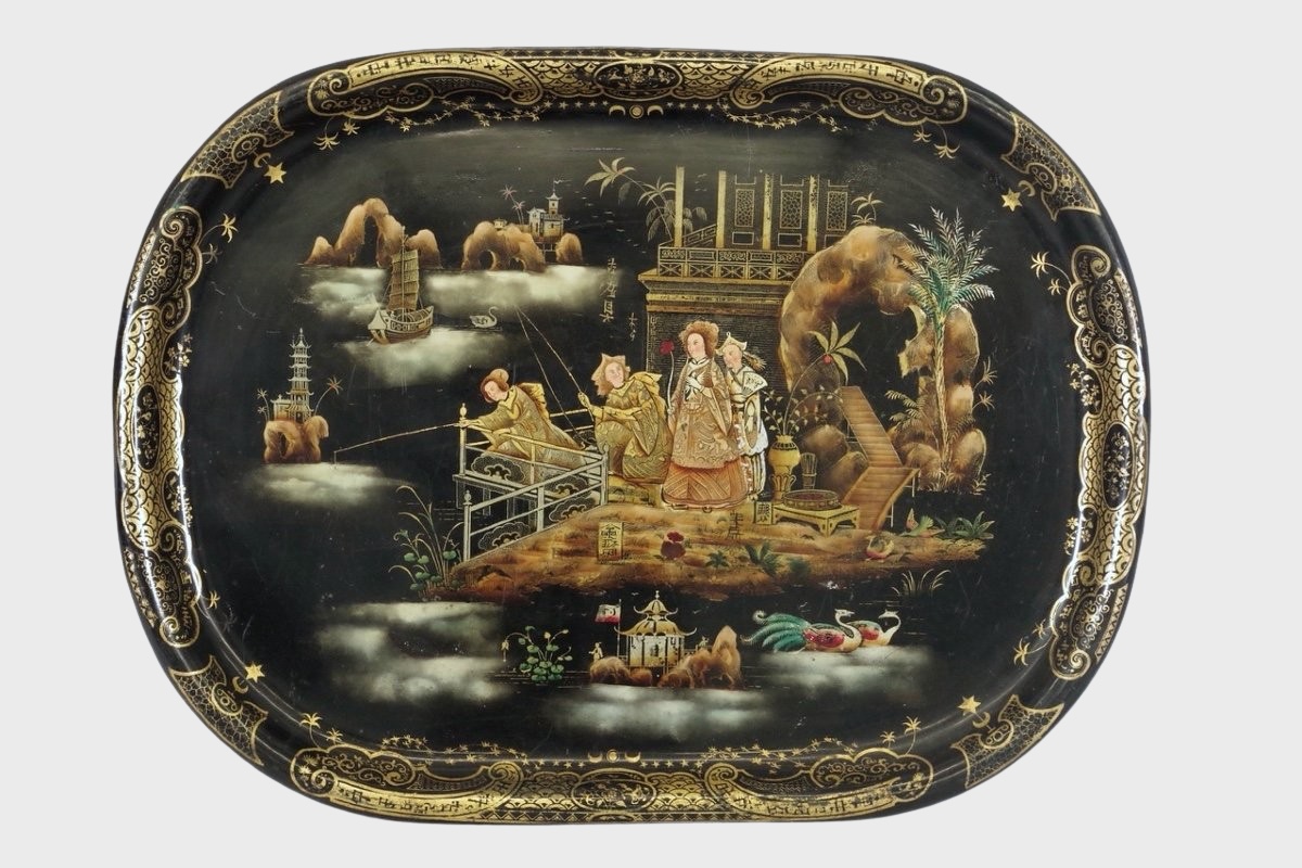 Napoleon III Painted Sheet Tray