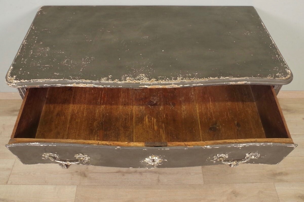 18th Century Painted Commode-photo-2