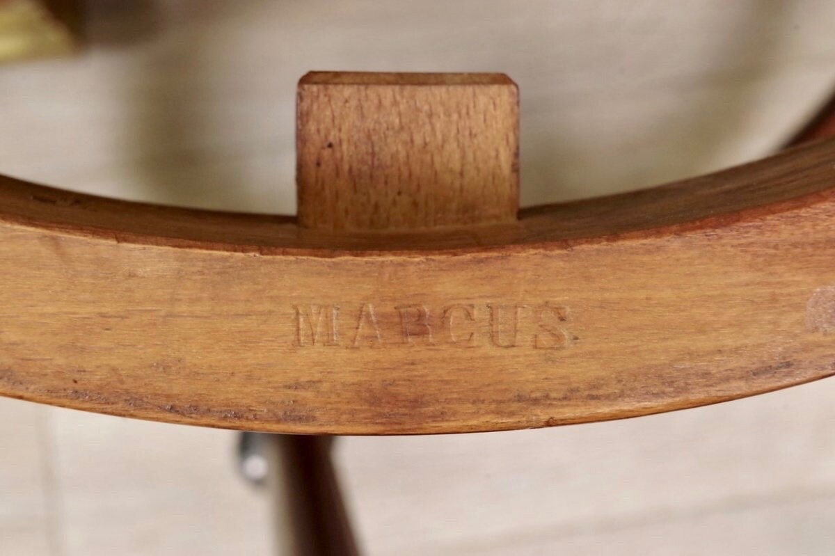 Quatre chaises époque Charles X estampillées Marcus et Jallot-photo-8