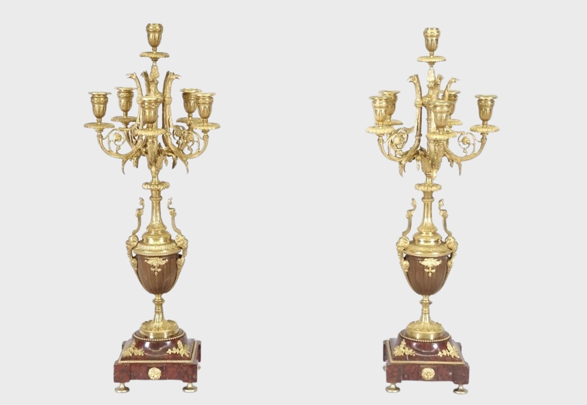 Pair Of Louis XVI Style Candelabra