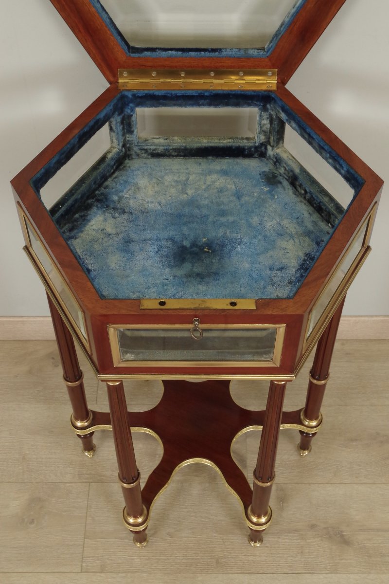 Vitrine Style Louis XVI -photo-4