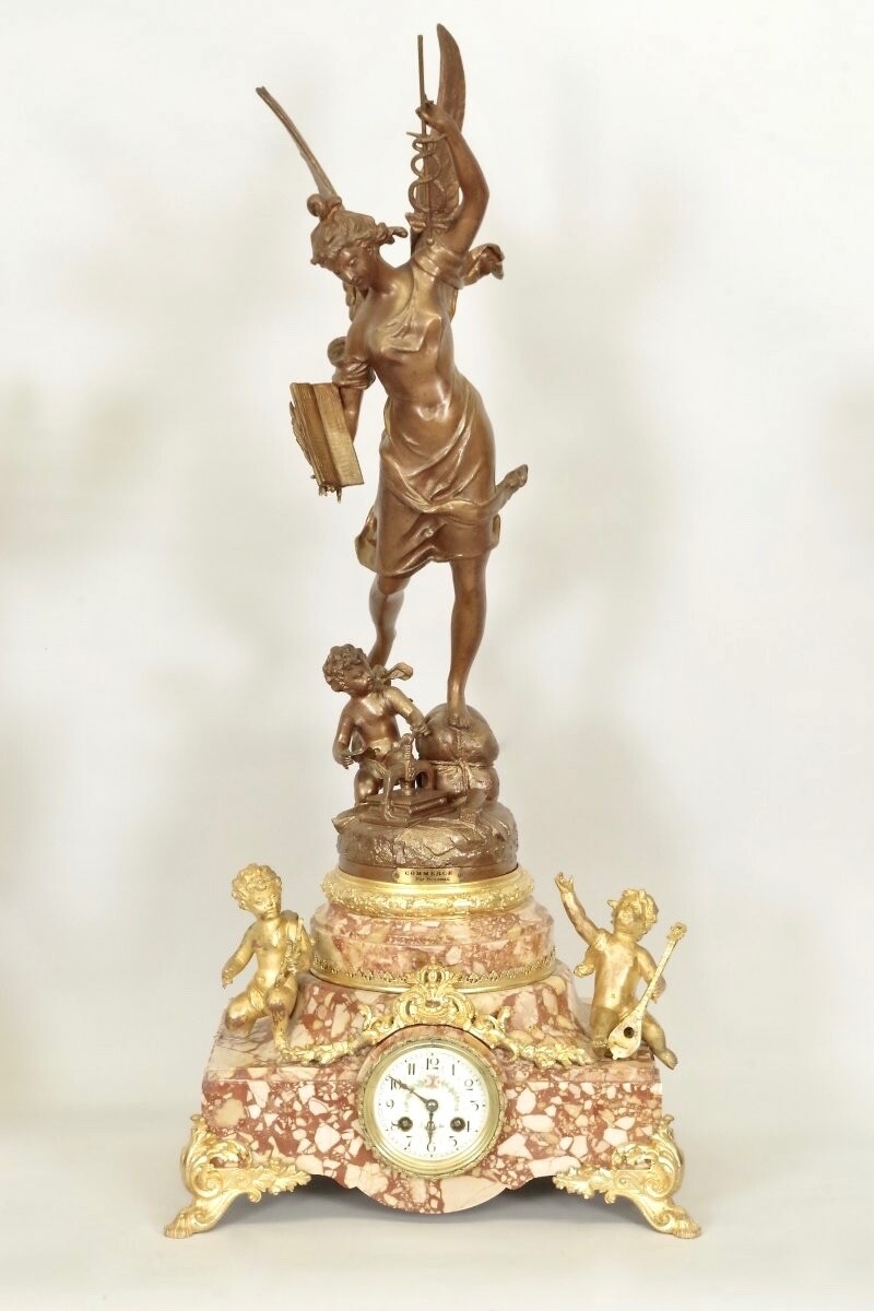 Garniture de cheminée Napoléon III-photo-2
