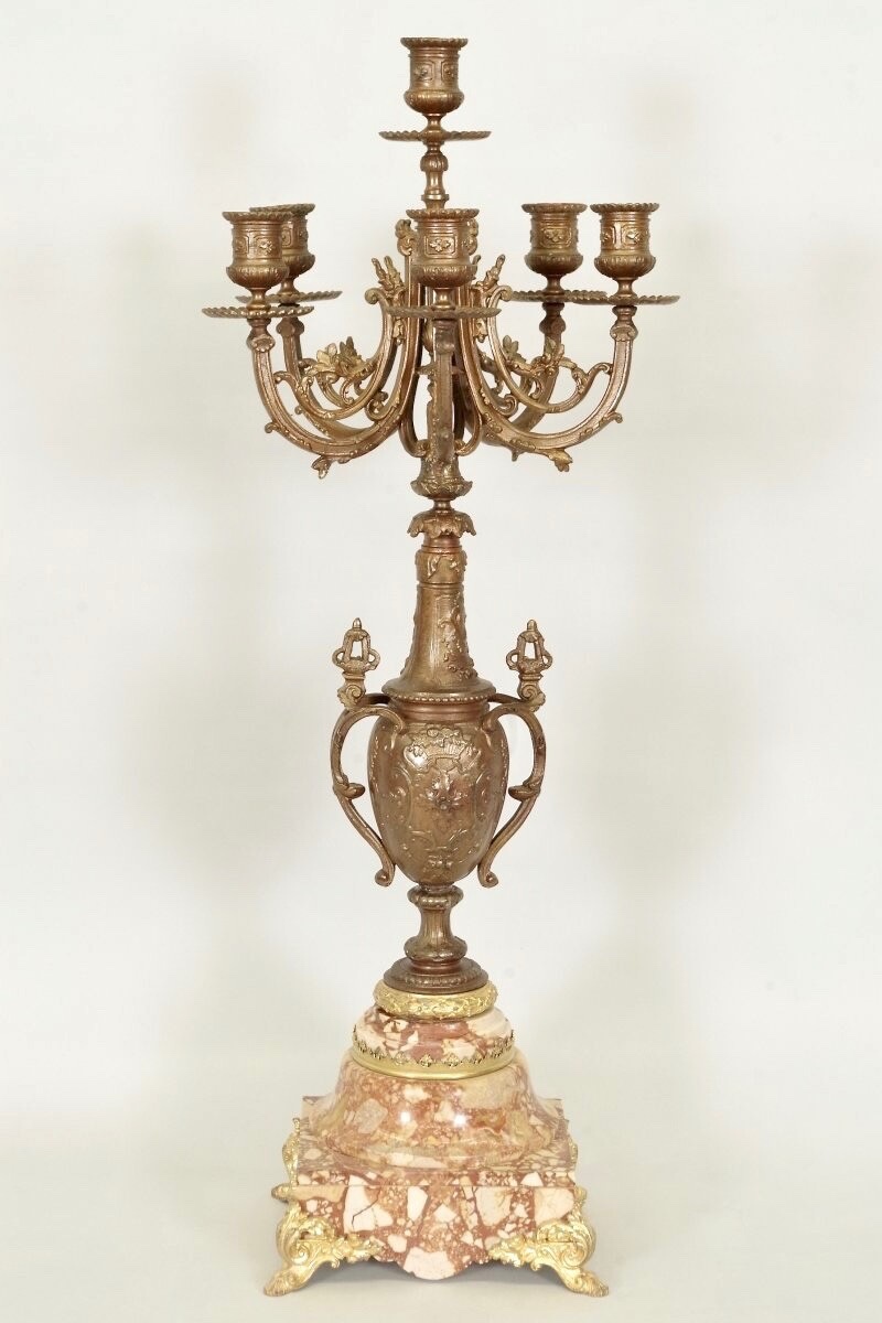Garniture de cheminée Napoléon III-photo-6