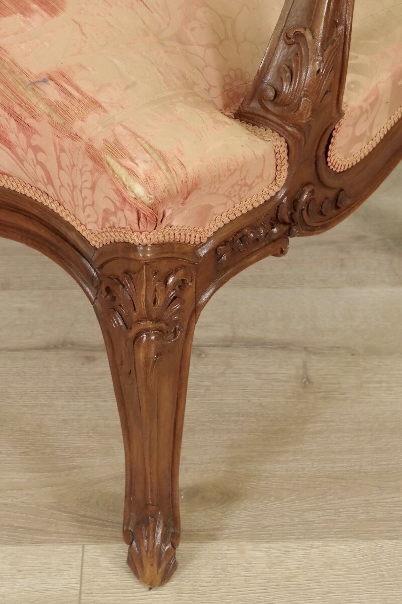 Quatre fauteuils style Louis XV-photo-6