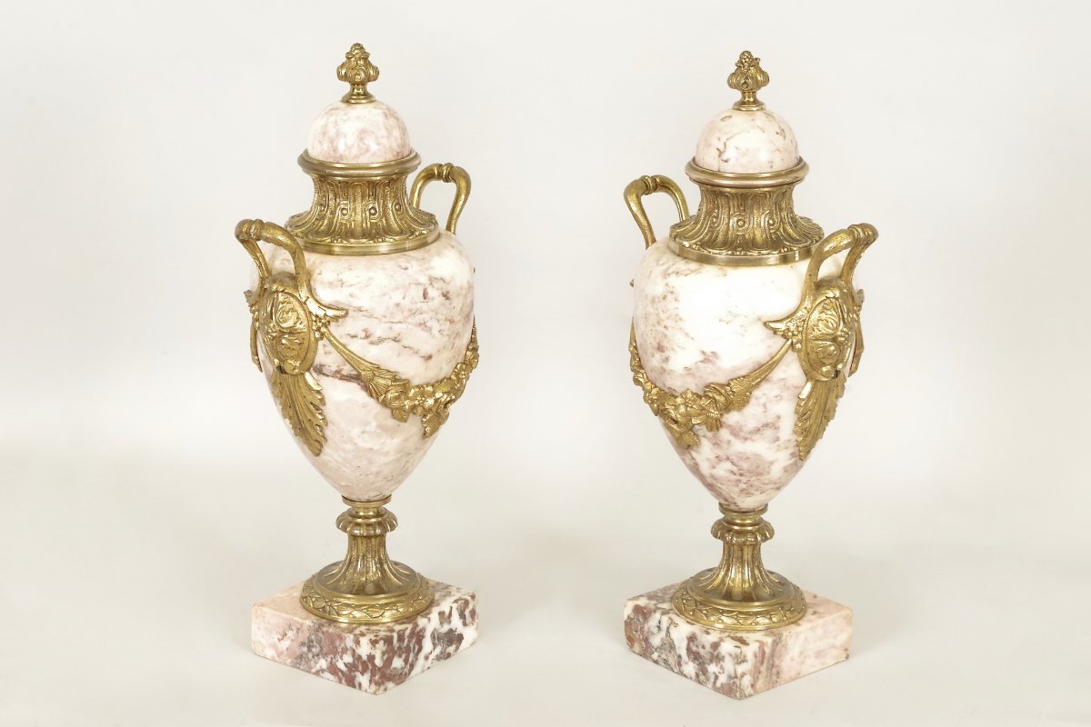 Paire De Vases Style Louis XVI-photo-2