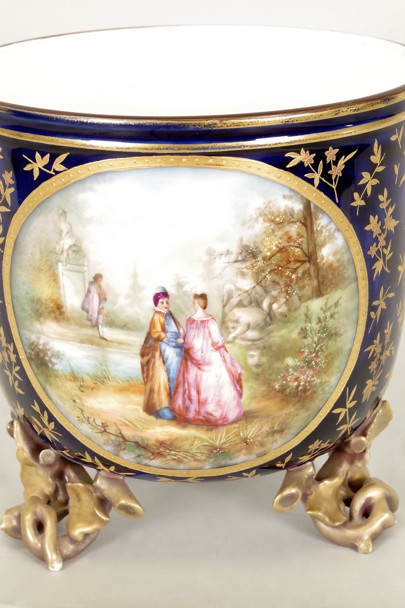 Napoleon III Porcelain Planter-photo-2