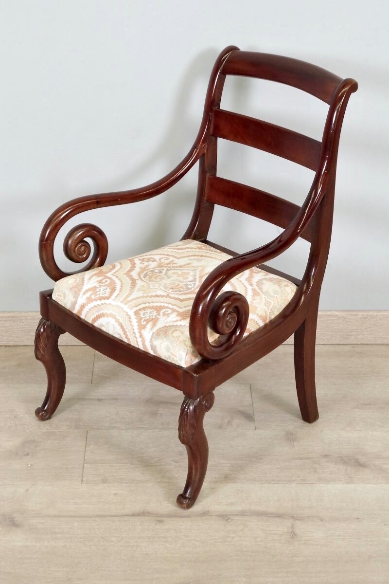 Fauteuil d'enfant époque Restauration-photo-2