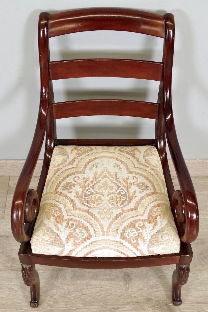 Fauteuil d'enfant époque Restauration-photo-2