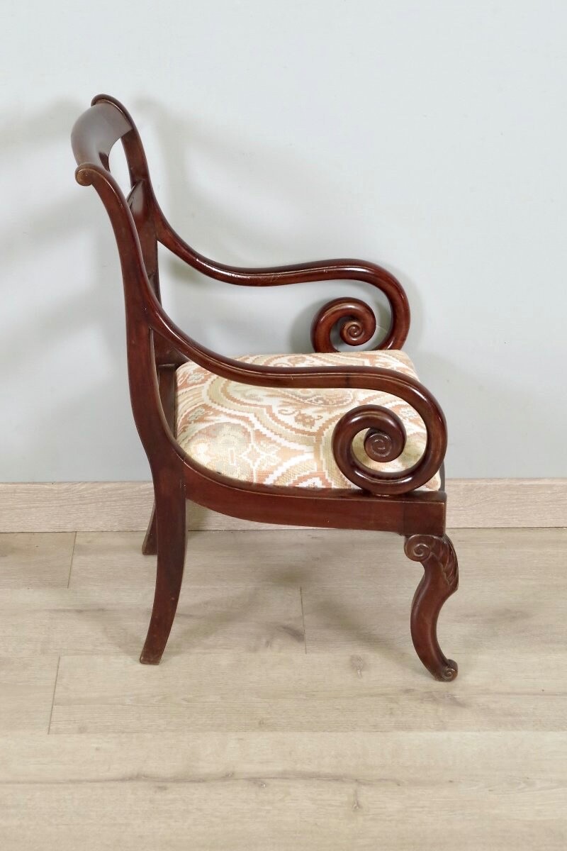 Fauteuil d'enfant époque Restauration-photo-5