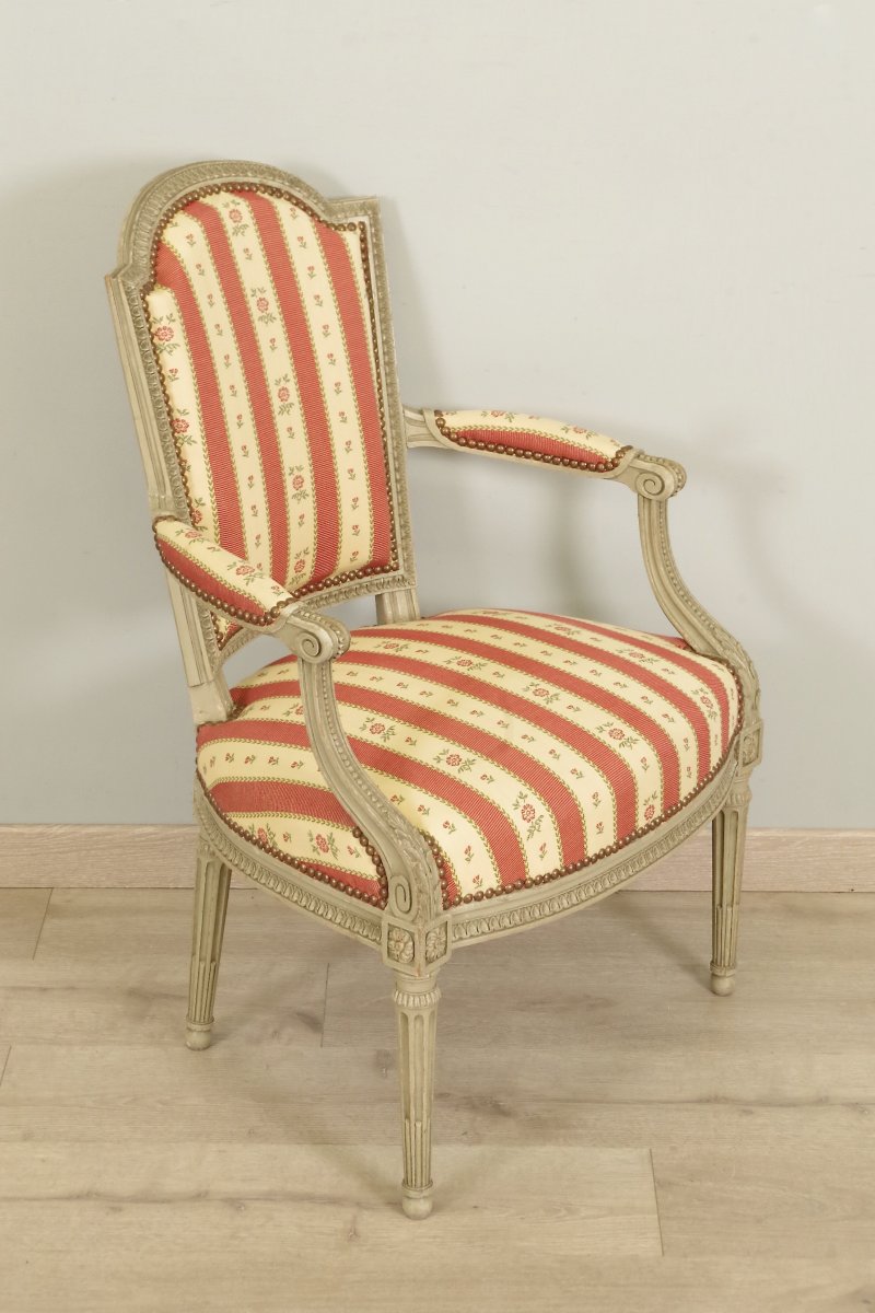 Louis XVI Style Armchairs-photo-2