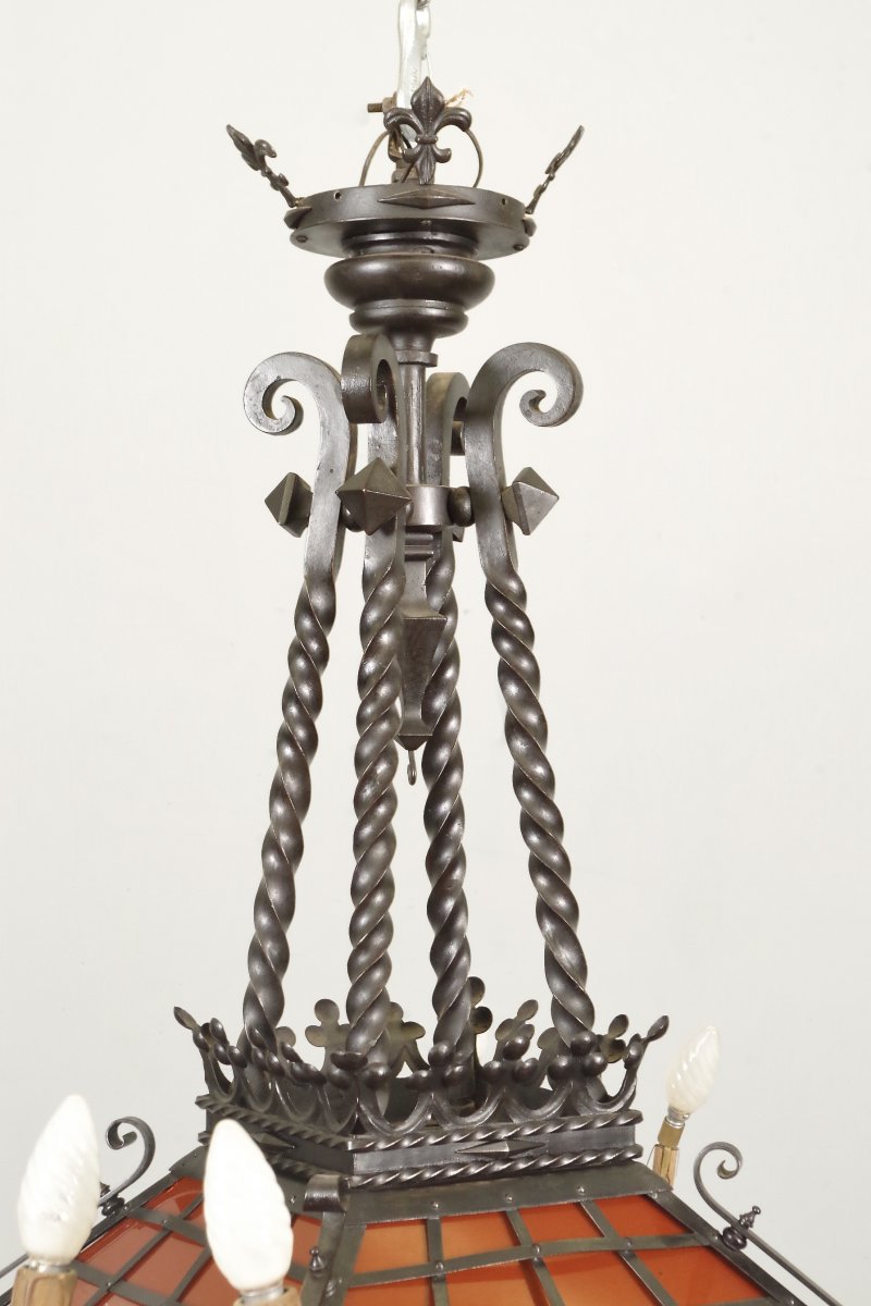 Gothic Style Suspension Chandelier Viollet-le-duc-photo-4