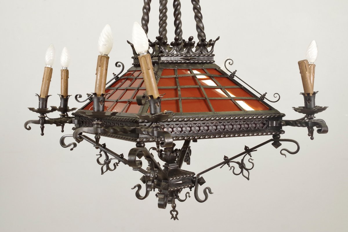 Gothic Style Suspension Chandelier Viollet-le-duc-photo-1