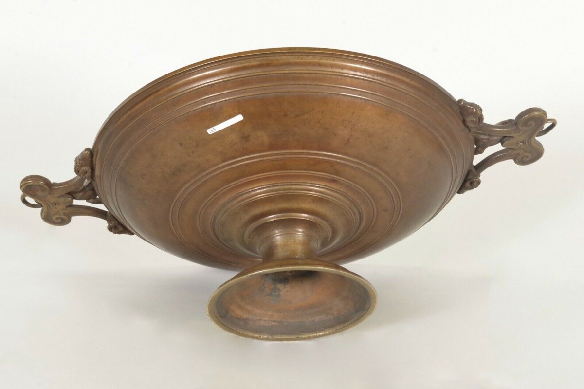 Ferdinand Levillain (1837-1905): Bronze Cup-photo-8