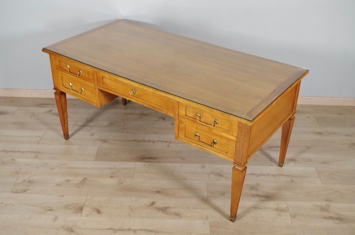 Large Directoire Style Desk-photo-5
