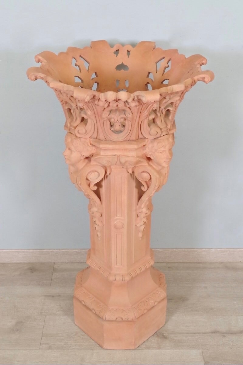 Colonne cache-pot Napoléon III-photo-3