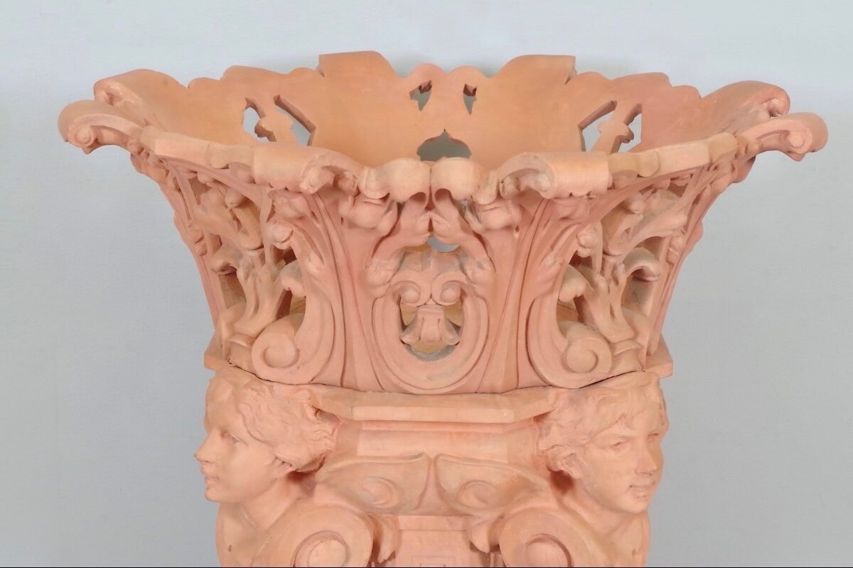 Colonne cache-pot Napoléon III-photo-4