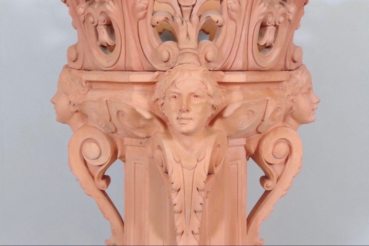 Colonne cache-pot Napoléon III-photo-1