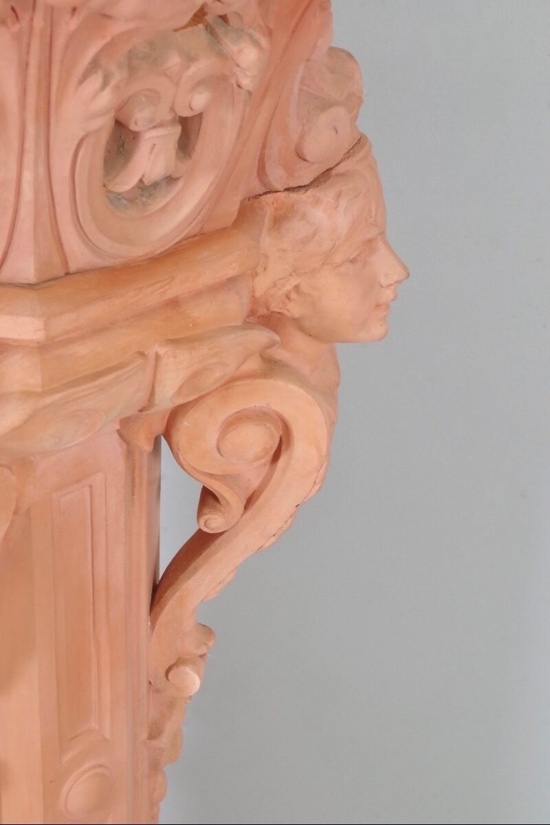 Colonne cache-pot Napoléon III-photo-3