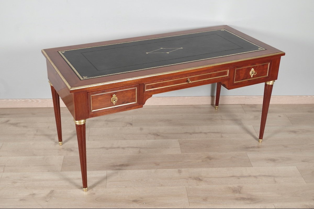 Bureau Plat Style Louis XVI-photo-4