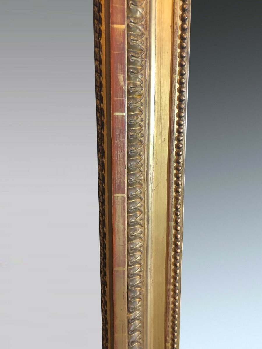 Miroir Style Louis XVI Bois Doré -photo-7