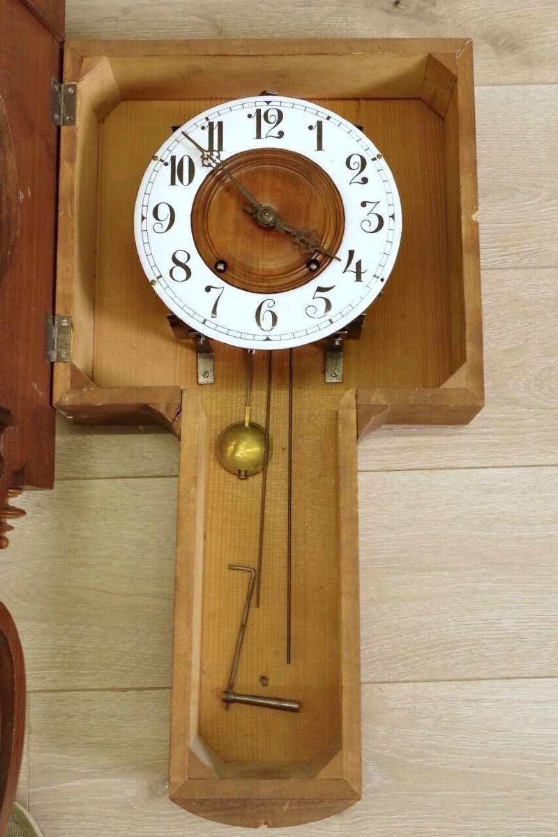 Barometer Carillon Renaissance Style Walnut-photo-4