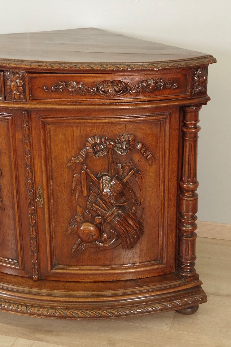 Renaissance Style Corner Cabinet-photo-6