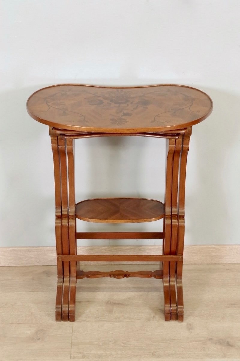 Art Nouveau Nesting Tables-photo-3