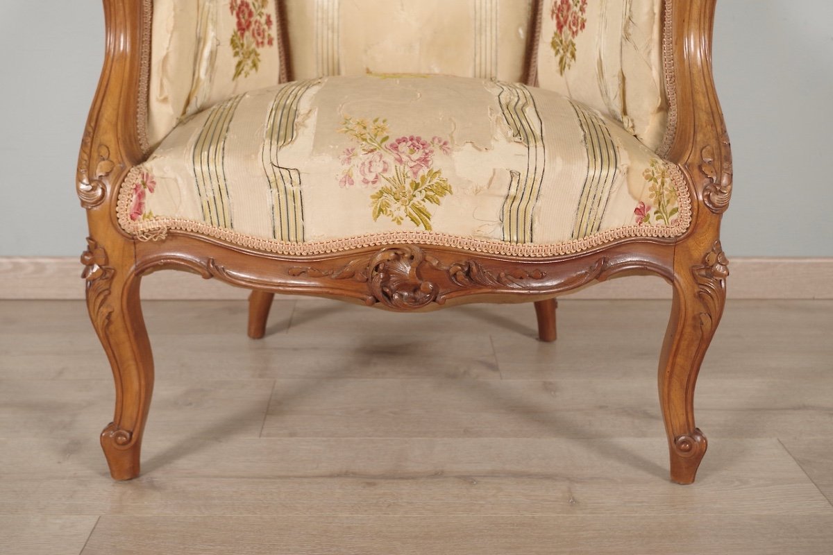 Pair Of Louis XV Style Bergères-photo-3