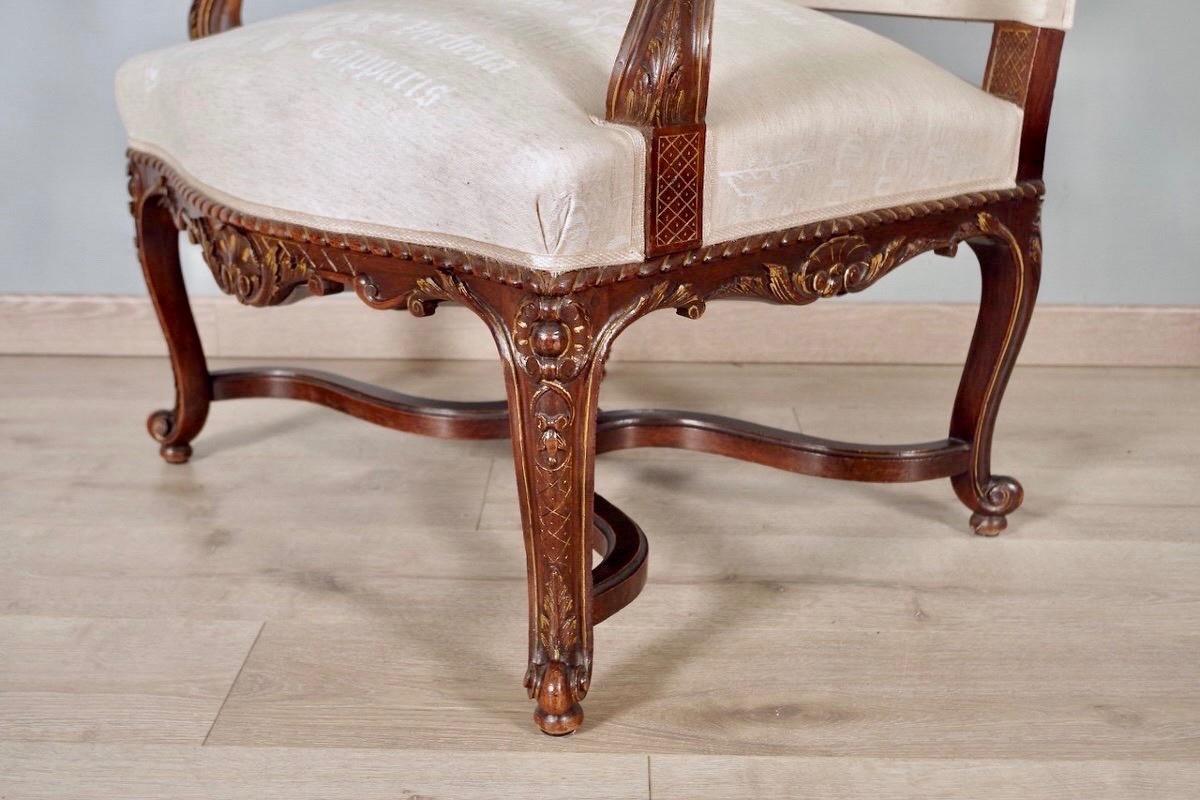 Paire de fauteuils style Régence-photo-4