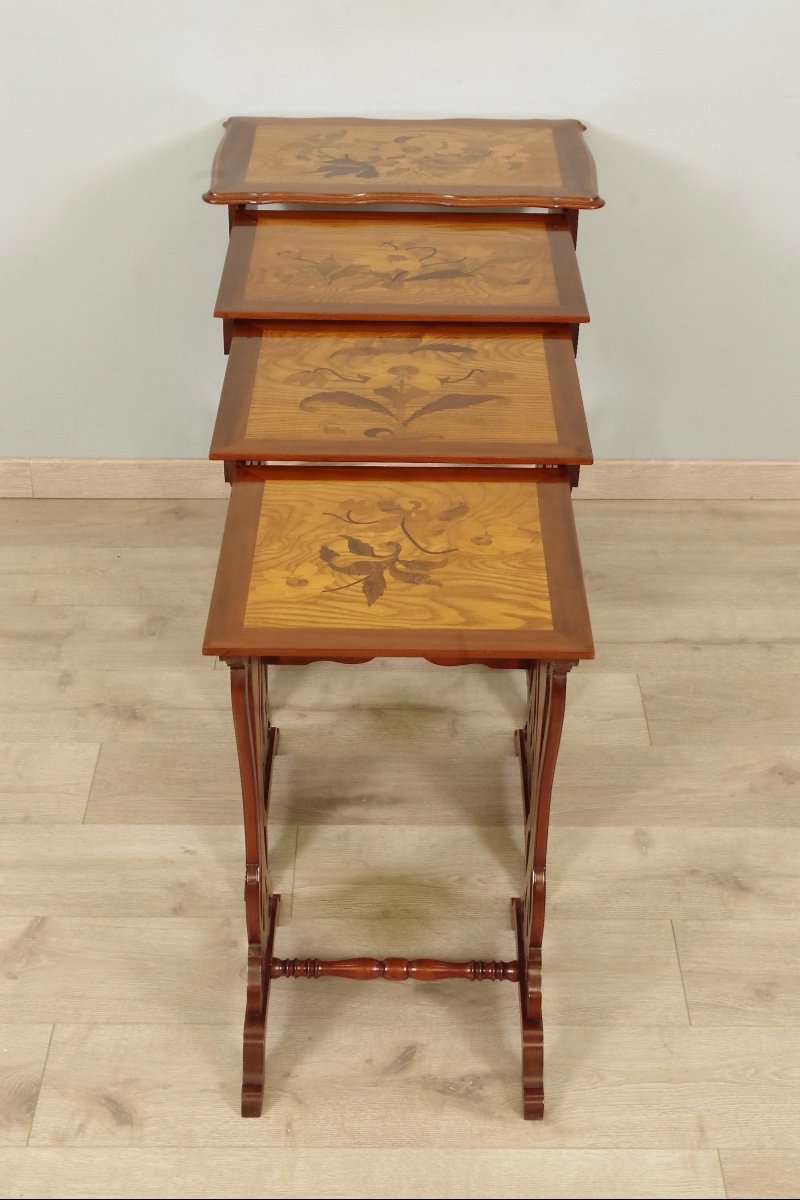 Art Nouveau Nesting Tables-photo-3