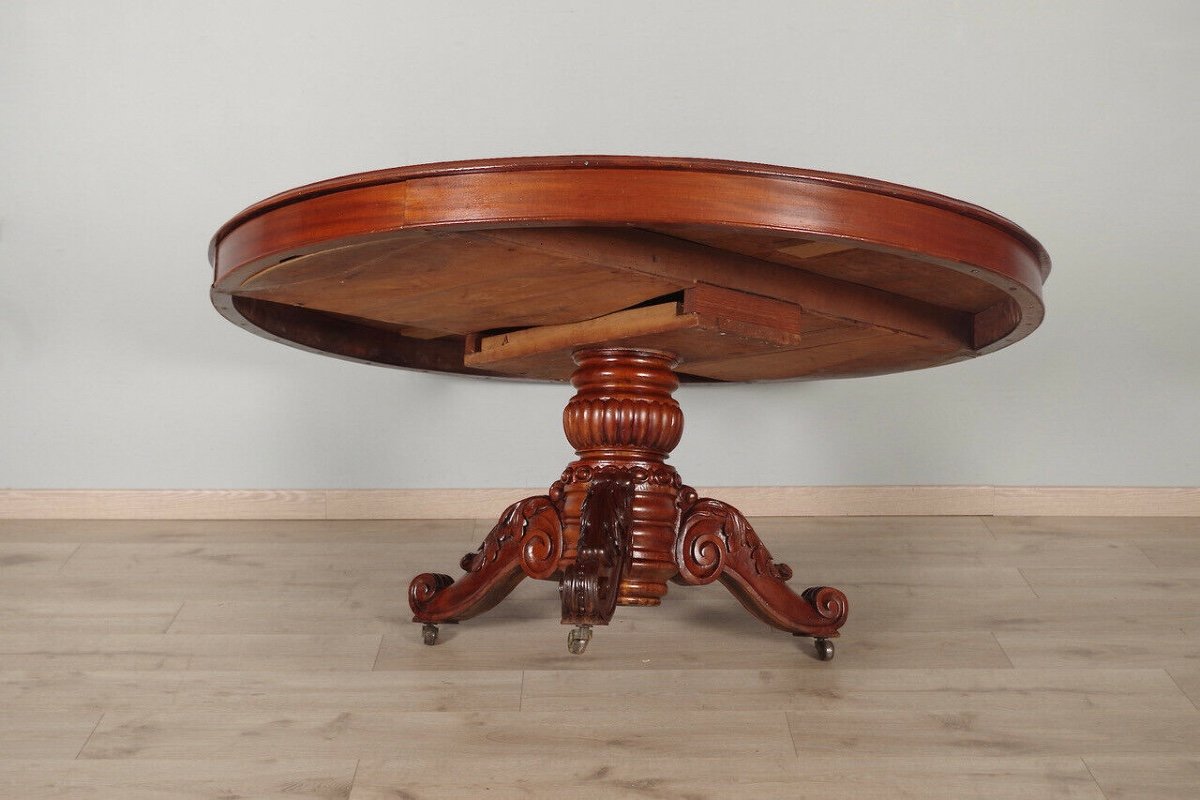 Louis-philippe Pedestal Table-photo-1