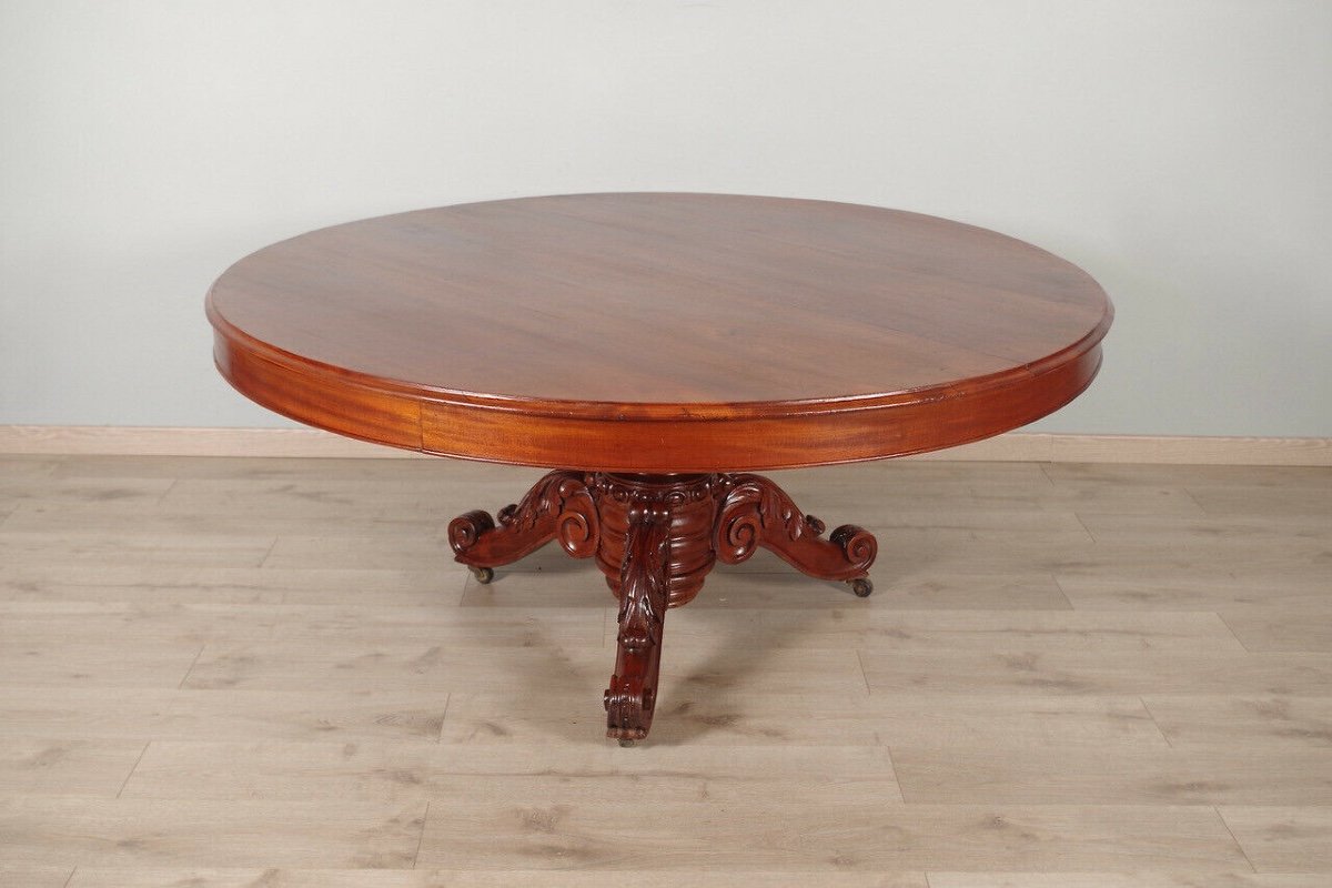 Louis-philippe Pedestal Table